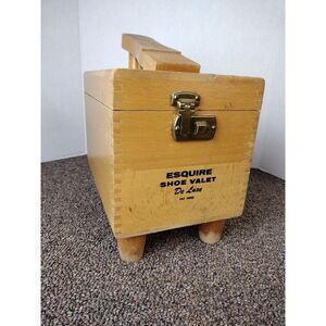 VTG ESQUIRE SHOE VALET DE luxe! W/brushes, Waxes, Polishes